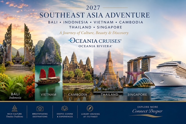2027 – Asia Cruise Adventure On Oceania Riviera