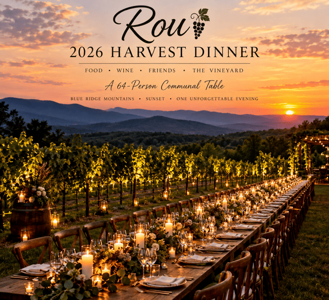 ROO Winery – 2026 Harvest Dinner In The Vines
